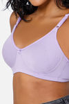 Intimacy Double Layered Non Wired Full Coverage T-Shirt Bra - Lilac — thumbnail 4