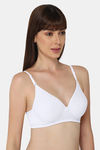 Intimacy Padded Non Wired Medium Coverage T-Shirt Bra - White — thumbnail 2