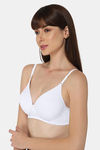Intimacy Padded Non Wired Medium Coverage T-Shirt Bra - White — thumbnail 3