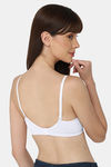 Intimacy Padded Non Wired Medium Coverage T-Shirt Bra - White — thumbnail 4