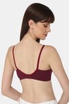 Intimacy Padded Non Wired Medium Coverage T-Shirt Bra - Wine — thumbnail 2