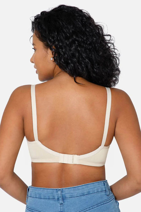 Intimacy Non-Padded Non-Wired High Coverage T-Shirt Bra - Beige — image 3