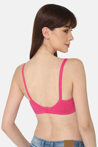 Intimacy Non-Padded Non-Wired High Coverage T-Shirt Bra - Fuchsia — thumbnail 4