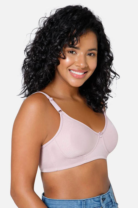 Intimacy Non-Padded Non-Wired High Coverage T-Shirt Bra - Lavender — image 4