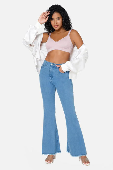 Intimacy Non-Padded Non-Wired High Coverage T-Shirt Bra - Lavender — image 6