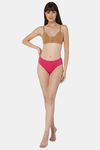 Intimacy Medium Rise Three-Fourth Coverage Hipster Panty (Pack of 3) - Multicolor — thumbnail 5