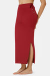 Intimacy Seamless Saree Shapewear - Maroon — thumbnail 2