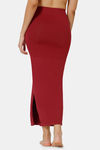 Intimacy Seamless Saree Shapewear - Maroon — thumbnail 4