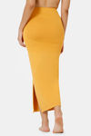 Intimacy Seamless Saree Shapewear - Mustard — thumbnail 4
