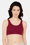 Intimacy Relaxed Sport Bra - Red — thumbnail 1