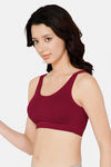 Intimacy Relaxed Sport Bra - Red — thumbnail 2