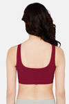Intimacy Relaxed Sport Bra - Red — thumbnail 4