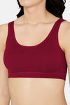 Intimacy Relaxed Sport Bra - Red — thumbnail 6
