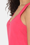 Intimacy Cotton Camisole - Fuchsia — thumbnail 5