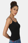 Intimacy Cotton Camisole - Black — thumbnail 2