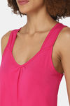 Intimacy Cotton Camisole - Fuchsia — thumbnail 5
