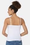 Intimacy Cotton Camisole - White — thumbnail 4