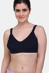 Maroon Clothing Single Layered Non-Wired Full Coverage T-Shirt Bra - Black — thumbnail 1