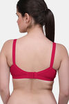 Maroon Clothing Single Layered Non-Wired Full Coverage T-Shirt Bra - Red — thumbnail 3