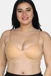 Maroon Clothing Double Layered Non-Wired Full Coverage T-Shirt Bra (Pack Of 2) - Multicolor — thumbnail 2