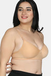 Maroon Clothing Double Layered Non-Wired Full Coverage T-Shirt Bra (Pack Of 2) - Multicolor — thumbnail 4
