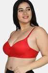 Maroon Clothing Double Layered Non-Wired Full Coverage T-Shirt Bra (Pack Of 2) - Multicolor — thumbnail 8