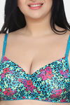 Maroon Clothing Double Layered Non Wired Full Coverage T-Shirt Bra - Green — thumbnail 5