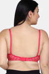 Maroon Clothing Double Layered Non Wired Full Coverage T-Shirt Bra - Pink — thumbnail 4