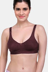 Maroon Clothing Double Layered Non-Wired Full Coverage T-Shirt Bra (Pack Of 3) - Multicolor — thumbnail 2
