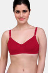 Maroon Clothing Double Layered Non-Wired Full Coverage Lace Bra (Pack Of 3) - Multicolor — thumbnail 10