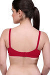 Maroon Clothing Double Layered Non-Wired Full Coverage Lace Bra (Pack Of 3) - Multicolor — thumbnail 12