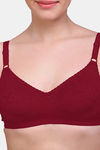 Maroon Clothing Double Layered Non-Wired Full Coverage Lace Bra (Pack Of 3) - Multicolor — thumbnail 5