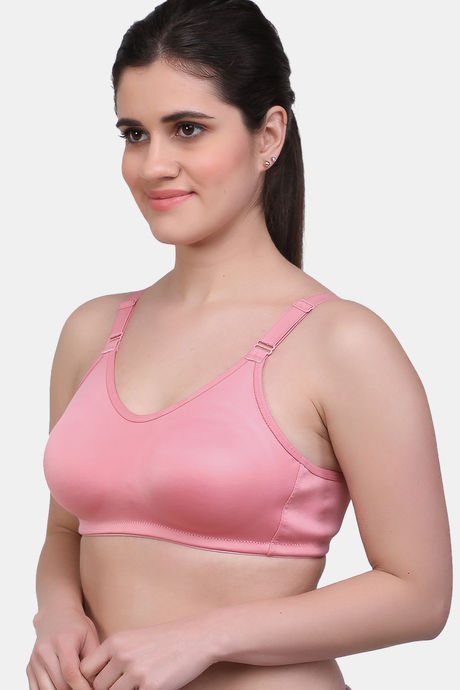 Maroon Clothing Single Layered Non Wired Full Coverage T-Shirt Bra - Carrot — image 2