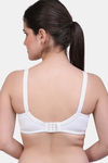 Maroon Clothing Single Layered Non Wired Full Coverage T-Shirt Bra - White — thumbnail 3