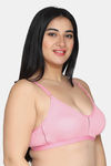 Maroon Clothing Double Layered Non Wired 3/4Th Coverage T-Shirt Bra - Hotpink — thumbnail 2