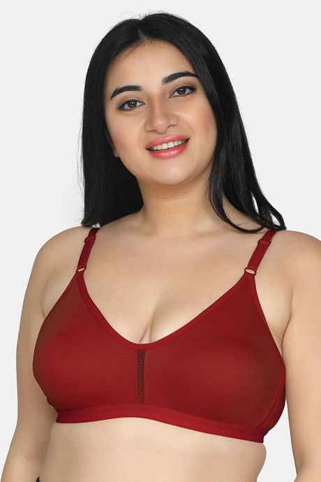 Maroon Clothing Double Layered Non Wired 3/4Th Coverage T-Shirt Bra (Pack of 2) - Multicolor — image 2