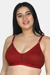 Maroon Clothing Double Layered Non Wired 3/4Th Coverage T-Shirt Bra (Pack of 2) - Multicolor — thumbnail 2