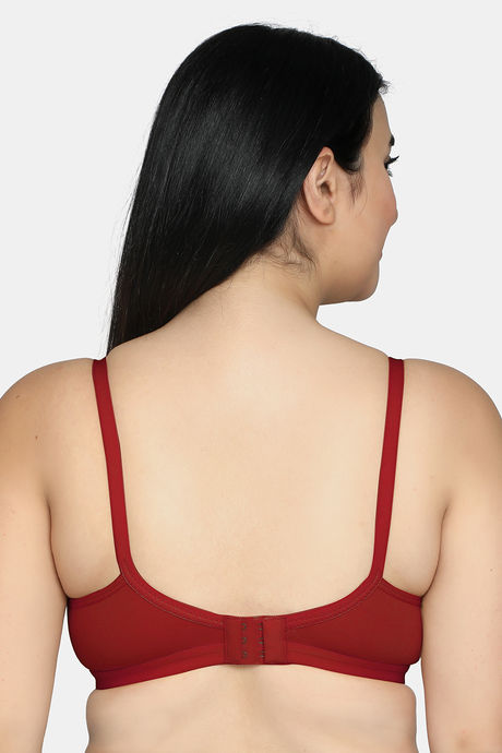 Maroon Clothing Double Layered Non Wired 3/4Th Coverage T-Shirt Bra (Pack of 2) - Multicolor — image 5