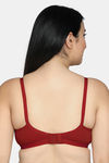 Maroon Clothing Double Layered Non Wired 3/4Th Coverage T-Shirt Bra (Pack of 2) - Multicolor — thumbnail 5