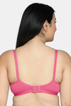 Maroon Clothing Double Layered Non Wired 3/4Th Coverage T-Shirt Bra - Rose — thumbnail 4