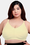Maroon Clothing Single Layered Non Wired Full Coverage Minimiser Bra - Skin — thumbnail 1