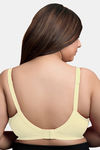 Maroon Clothing Single Layered Non Wired Full Coverage Minimiser Bra - Skin — thumbnail 3