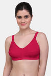 Maroon Clothing Single Layered Non Wired Full Coverage Minimiser Bra (Pack of 2) - Multicolor — thumbnail 2