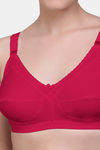 Maroon Clothing Single Layered Non Wired Full Coverage Minimiser Bra (Pack of 2) - Multicolor — thumbnail 5