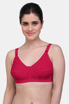 Maroon Clothing Single Layered Non Wired Full Coverage Minimiser Bra (Pack of 2) - Multicolor — thumbnail 6