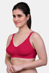 Maroon Clothing Single Layered Non Wired Full Coverage Minimiser Bra (Pack of 2) - Multicolor — thumbnail 7