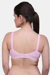 Maroon Clothing Single Layered Non Wired Full Coverage Minimiser Bra - Pink — thumbnail 3
