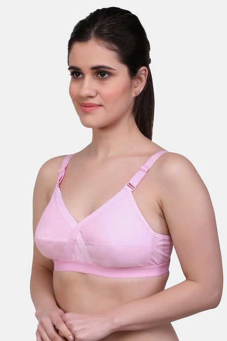 Maroon Clothing Double Layered Non Wired Full Coverage Super Support Bra (Pack of 2) - Multicolor — image 3