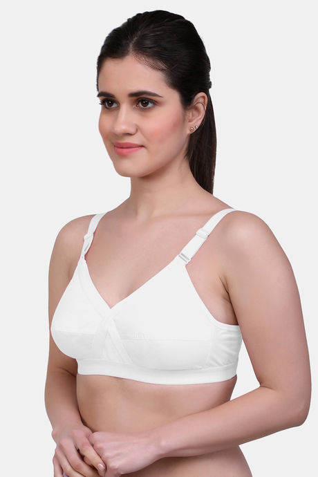 Maroon Clothing Double Layered Non Wired Full Coverage Super Support Bra (Pack of 3) - Multicolor — image 10