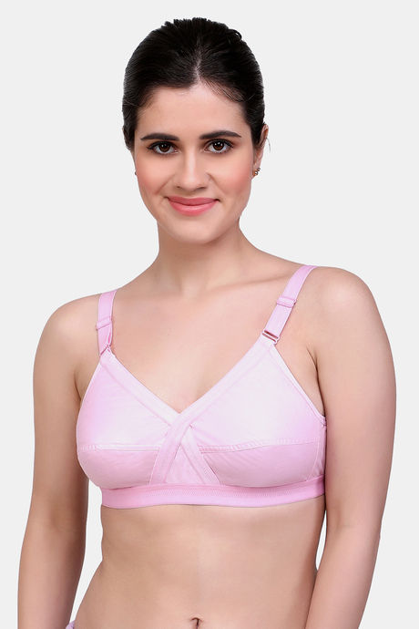 Maroon Clothing Double Layered Non Wired Full Coverage Super Support Bra (Pack of 3) - Multicolor — image 6